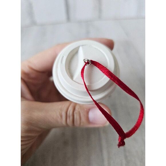 Java coffee cappuccino good cuppa ornament Hallmark espresso mug cup Xmas tree - Picture 8 of 8